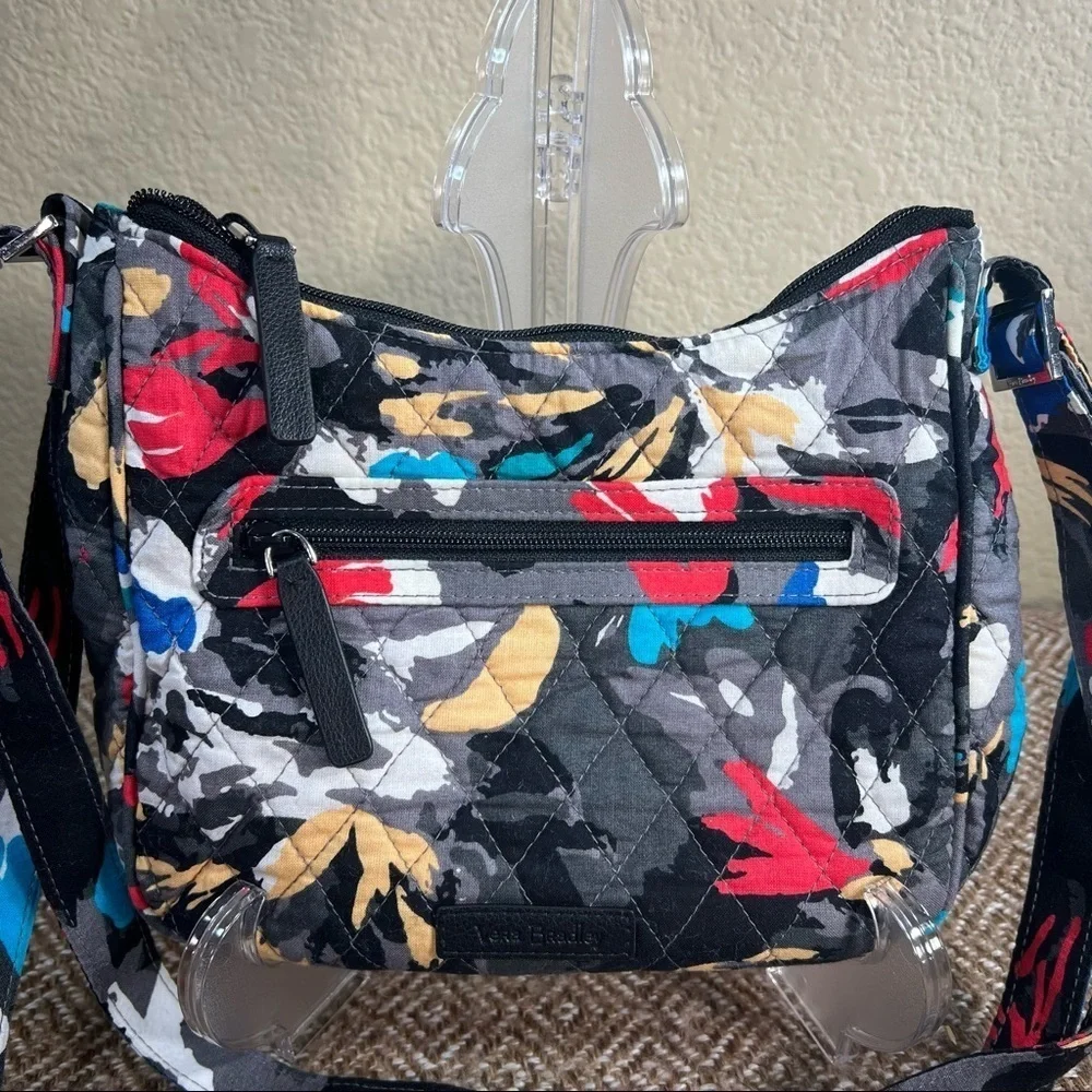 Vera Bradley Mini Crossbody Colorful Splash Color Paint Boho Casual Beach EUC